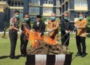270 Kg Narkotika Dimusnahkan, Ungkap 35 Kasus Sejak Januari 2026