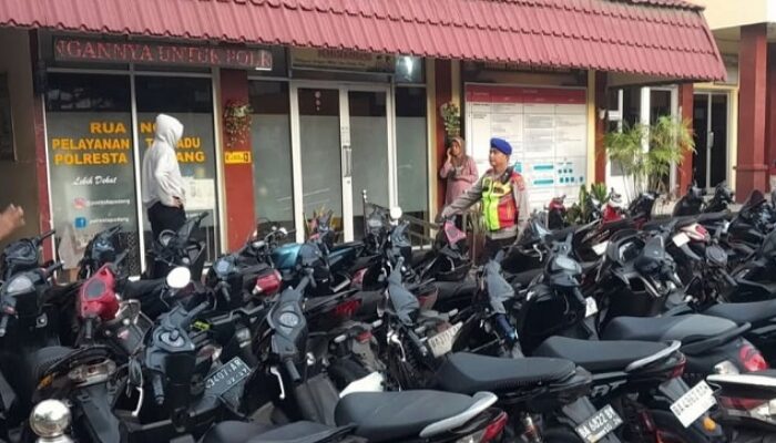 34 Sepeda Motor Knalpot Brong Diamankan saat Balapan Liar