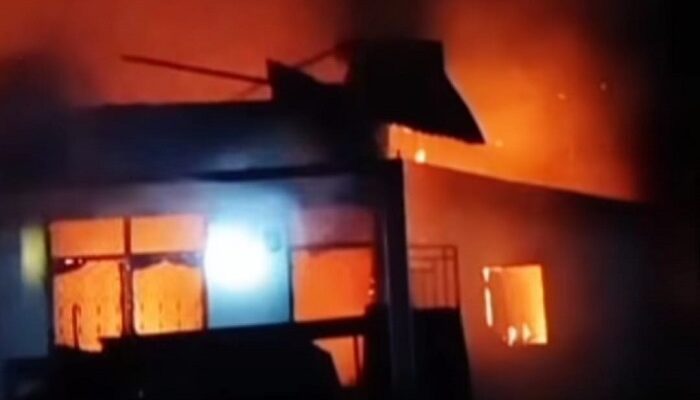 Ditinggal Berbuka Bersama Sebentar, Rumah Hangus Dilahap Si Jago Merah