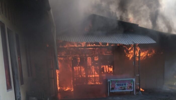 Empat Bangunan di Andalas Padang Hangus Terbakar, Kerugian Capai Rp1 Miliar