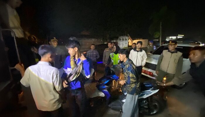 Razia Balap Liar, 9 Motor dan Belasan Remaja Diamankan Satpol PP