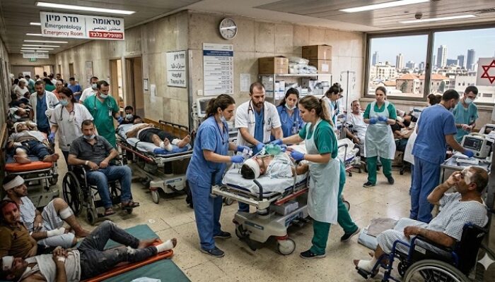 Sejumlah Rumah Sakit di Wilayah Tengah Israel Kewalahan Tangani Pasien